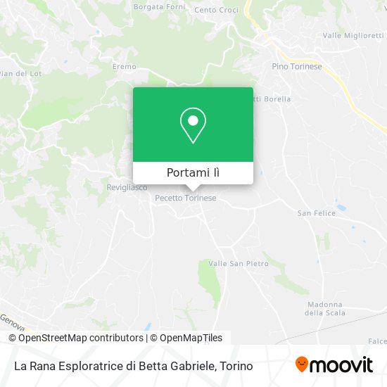 Mappa La Rana Esploratrice di Betta Gabriele