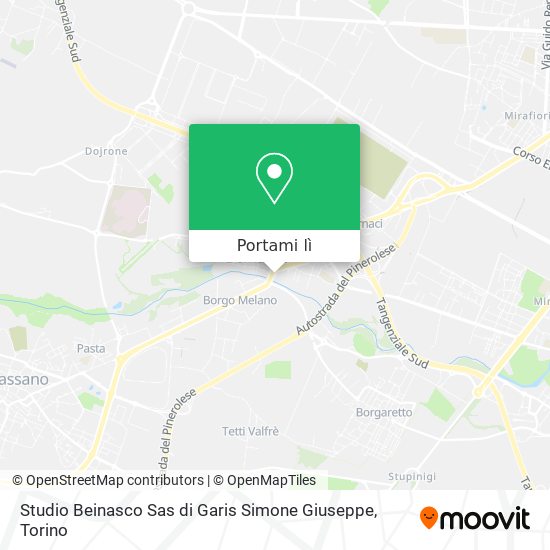 Mappa Studio Beinasco Sas di Garis Simone Giuseppe