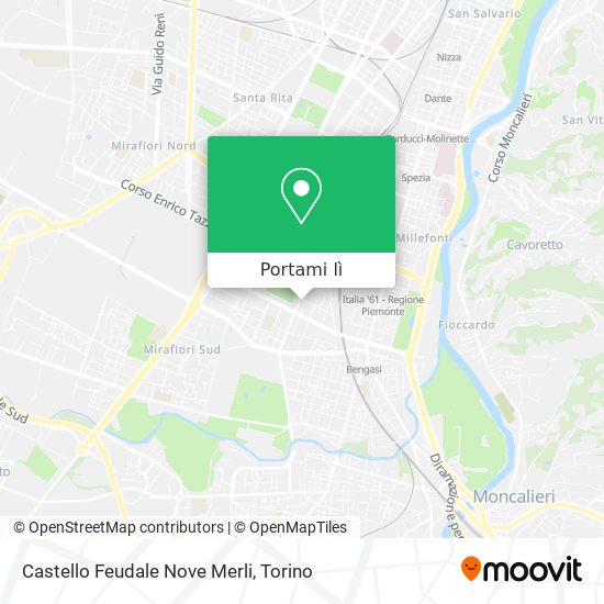 Mappa Castello Feudale Nove Merli