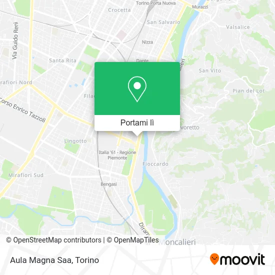 Mappa Aula Magna Saa