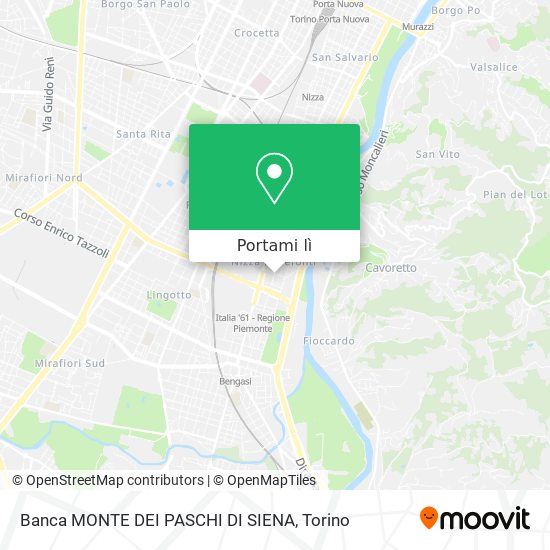 Mappa Banca MONTE DEI PASCHI DI SIENA