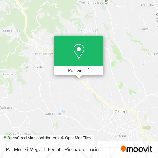 Mappa Pa. Mo. Gi. Vega di Ferrato Pierpaolo