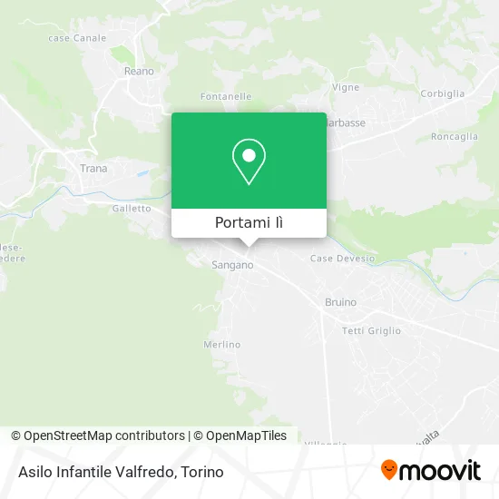 Mappa Asilo Infantile Valfredo