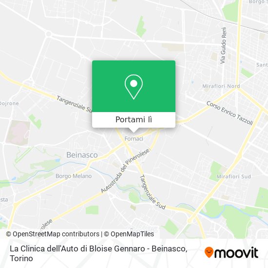 Mappa La Clinica dell'Auto di Bloise Gennaro - Beinasco