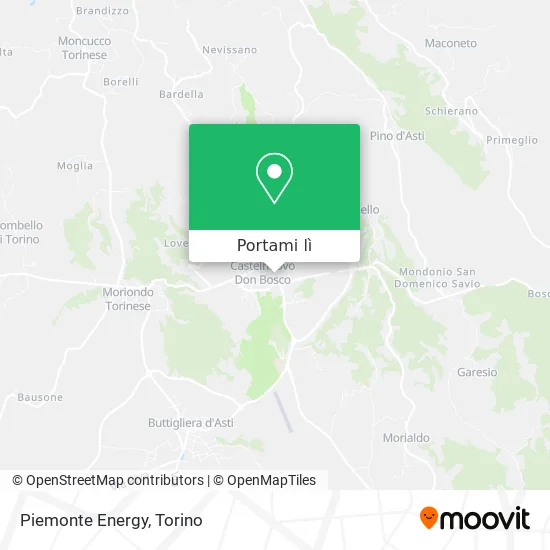 Mappa Piemonte Energy