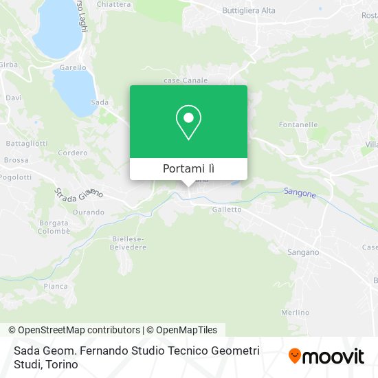 Mappa Sada Geom. Fernando Studio Tecnico Geometri Studi