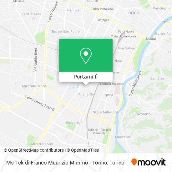 Mappa Ms-Tek di Franco Maurizio Mimmo - Torino