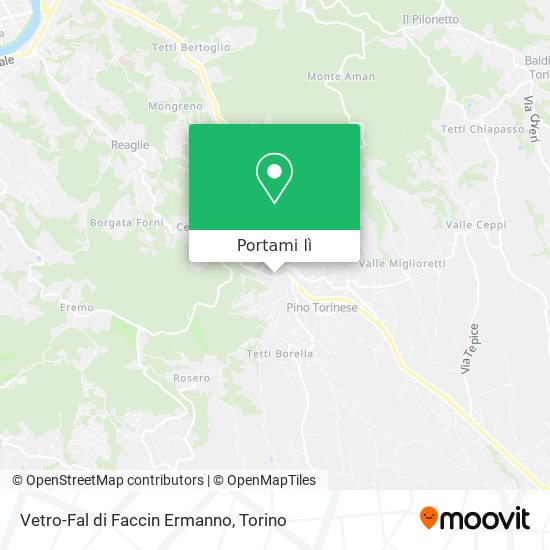 Mappa Vetro-Fal di Faccin Ermanno