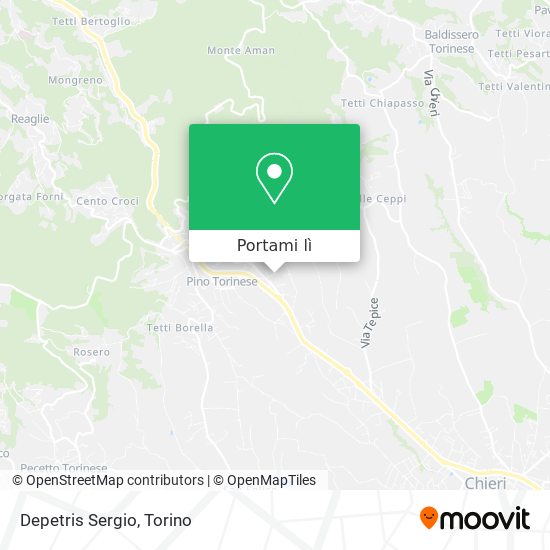 Mappa Depetris Sergio