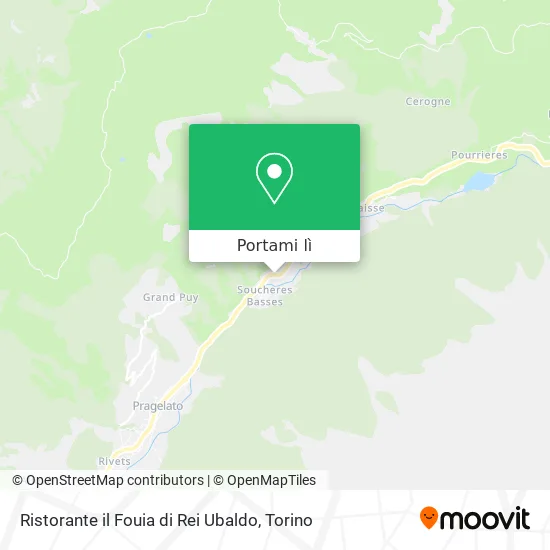 Mappa Ristorante il Fouia di Rei Ubaldo