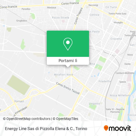 Mappa Energy Line Sas di Pizzolla Elena & C.