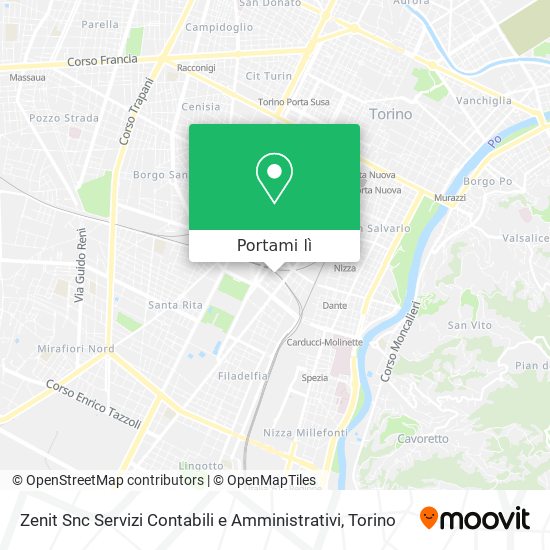 Mappa Zenit Snc Servizi Contabili e Amministrativi