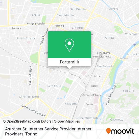 Mappa Astranet Srl Internet Service Provider Internet Providers