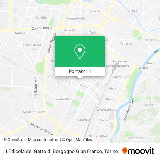 Mappa L'Edicola del Gatto di Borgogno Gian Franco
