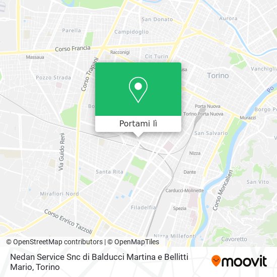 Mappa Nedan Service Snc di Balducci Martina e Bellitti Mario