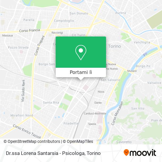 Mappa Dr.ssa Lorena Santarsia - Psicologa