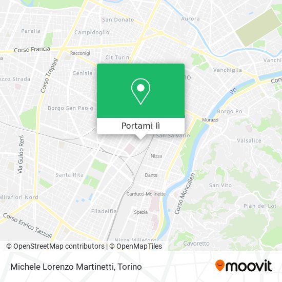Mappa Michele Lorenzo Martinetti