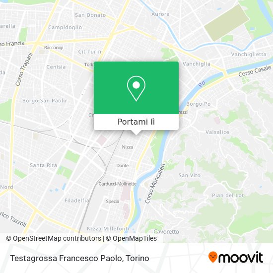Mappa Testagrossa Francesco Paolo