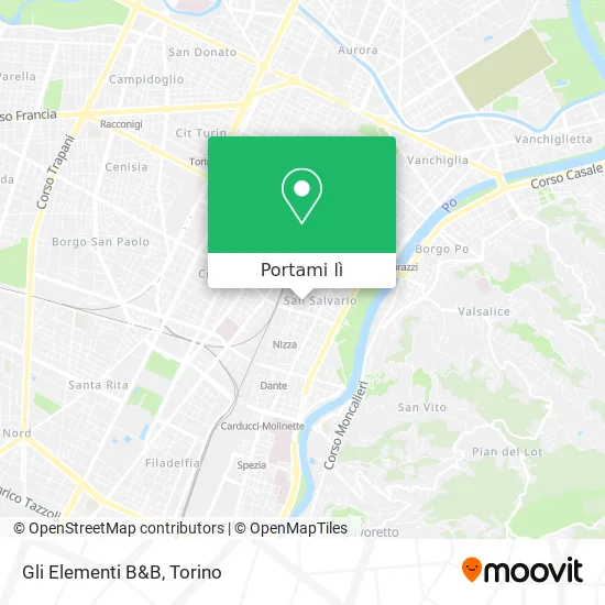 Mappa Gli Elementi B&B