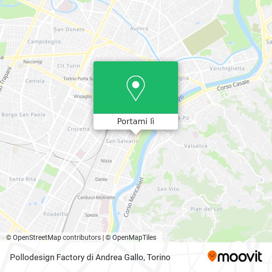 Mappa Pollodesign Factory di Andrea Gallo