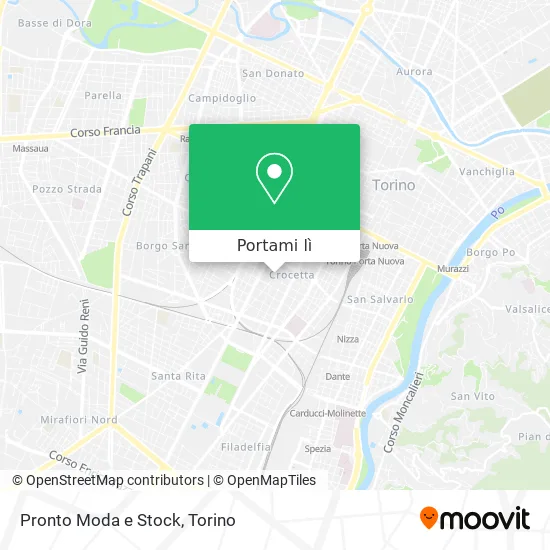 Mappa Pronto Moda e Stock