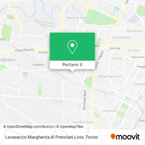 Mappa Lavasecco Margherita di Pretolani Livio