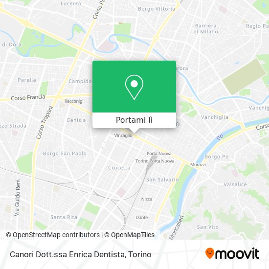 Mappa Canori Dott.ssa Enrica Dentista