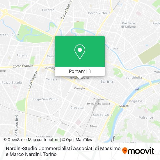 Mappa Nardini-Studio Commercialisti Associati di Massimo e Marco Nardini