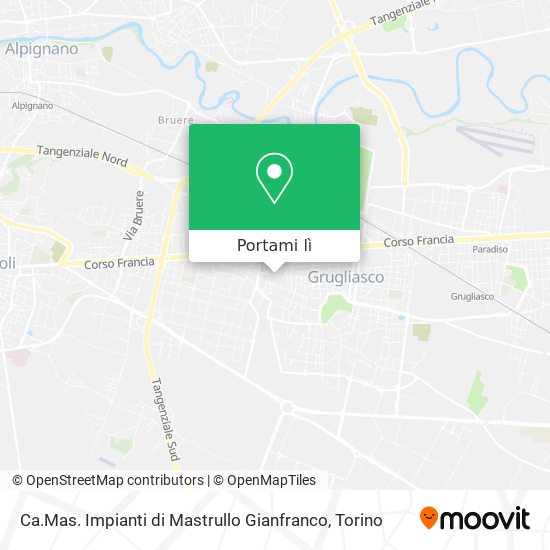 Mappa Ca.Mas. Impianti di Mastrullo Gianfranco