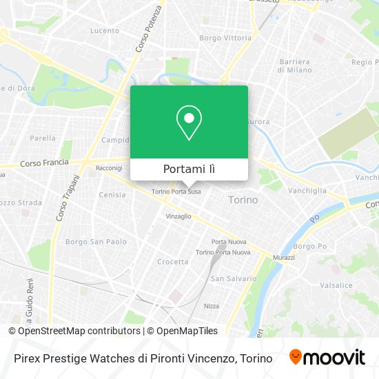 Mappa Pirex Prestige Watches di Pironti Vincenzo