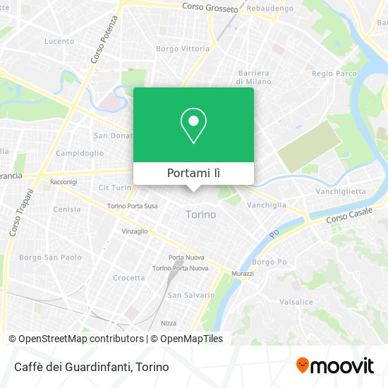 Mappa Caffè dei Guardinfanti