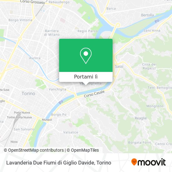Mappa Lavanderia Due Fiumi di Giglio Davide