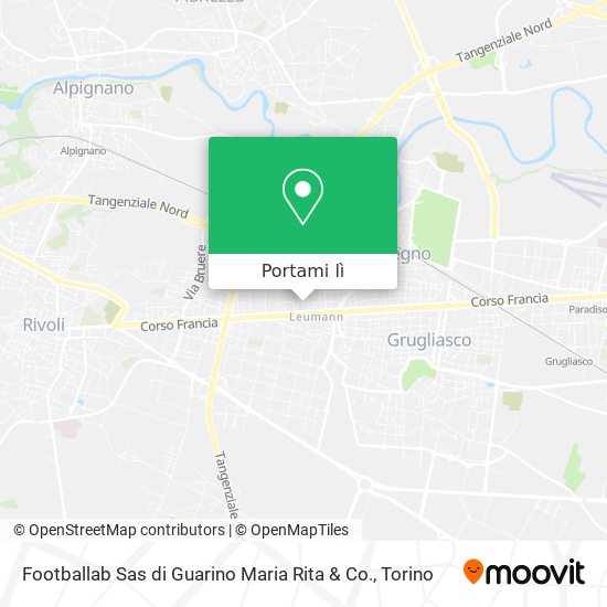 Mappa Footballab Sas di Guarino Maria Rita & Co.