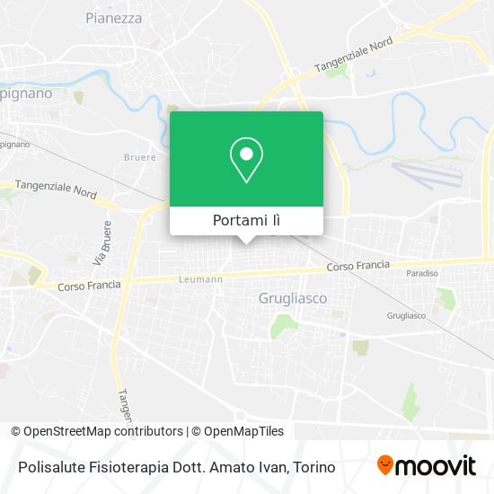 Mappa Polisalute Fisioterapia Dott. Amato Ivan