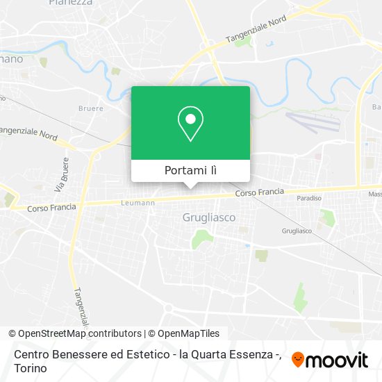 Mappa Centro Benessere ed Estetico - la Quarta Essenza -
