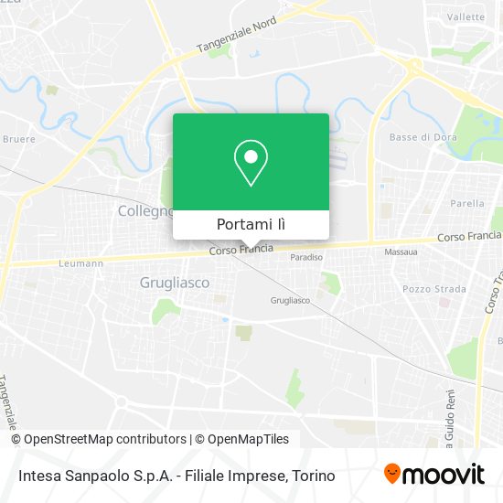 Mappa Intesa Sanpaolo S.p.A. - Filiale Imprese