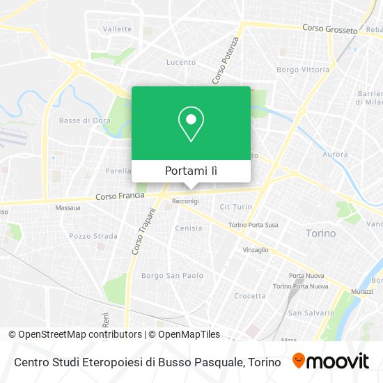 Mappa Centro Studi Eteropoiesi di Busso Pasquale