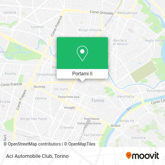 Mappa Aci Automobile Club