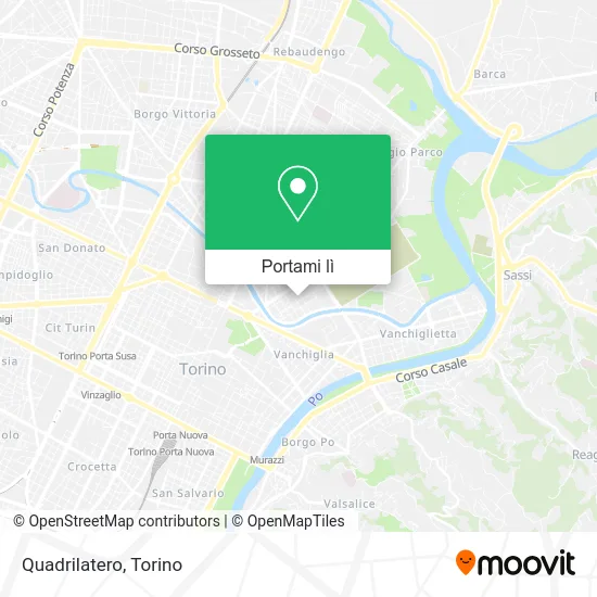 Mappa Quadrilatero