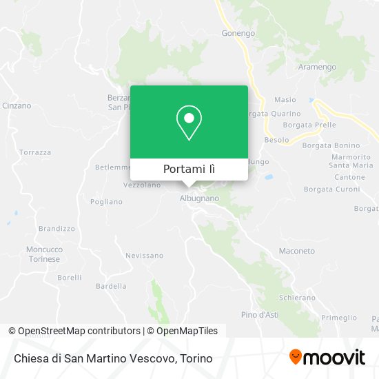 Mappa Chiesa di San Martino Vescovo