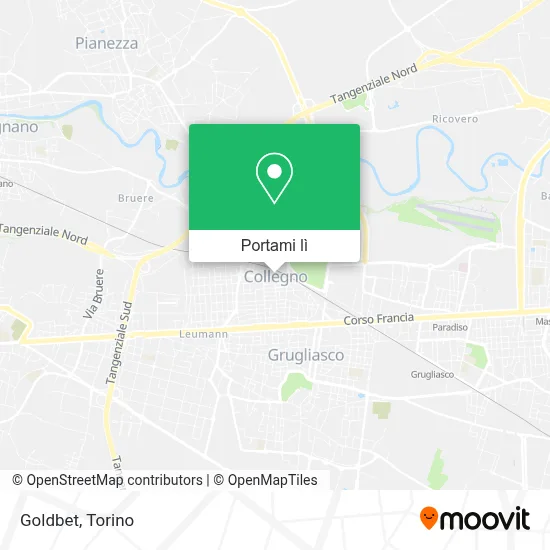 Mappa Goldbet