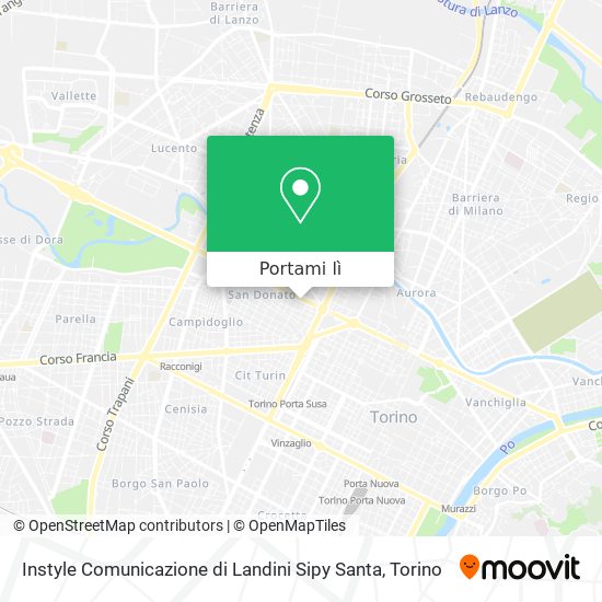 Mappa Instyle Comunicazione di Landini Sipy Santa