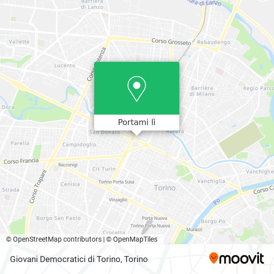 Mappa Giovani Democratici di Torino