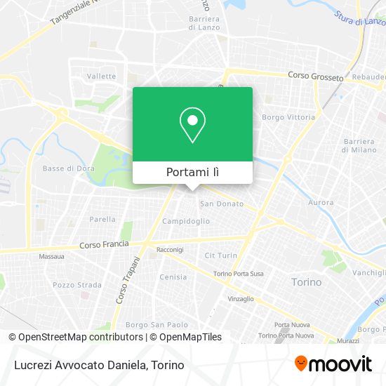Mappa Lucrezi Avvocato Daniela