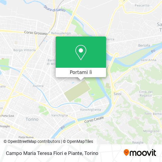 Mappa Campo Maria Teresa Fiori e Piante