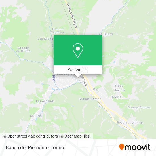 Mappa Banca del Piemonte