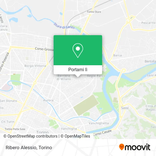 Mappa Ribero Alessio