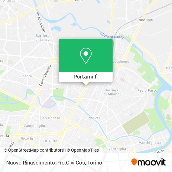 Mappa Nuovo Rinascimento Pro.Civi Cos