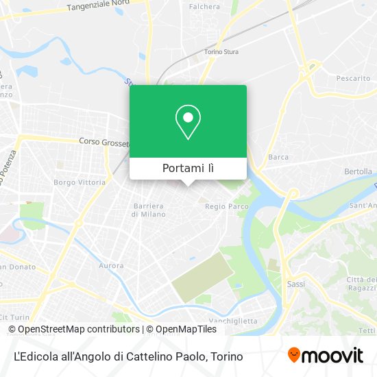 Mappa L'Edicola all'Angolo di Cattelino Paolo