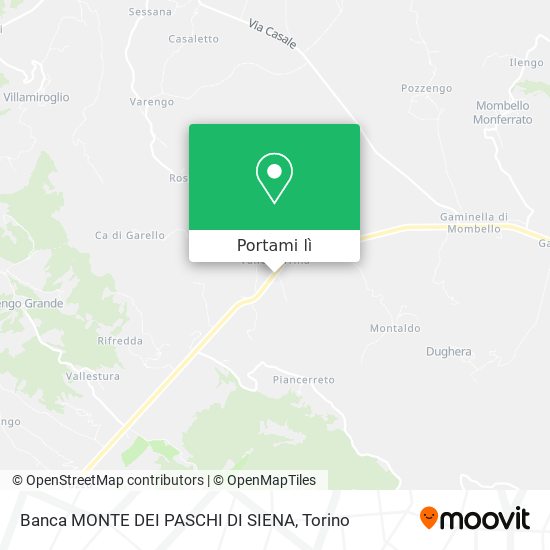 Mappa Banca MONTE DEI PASCHI DI SIENA